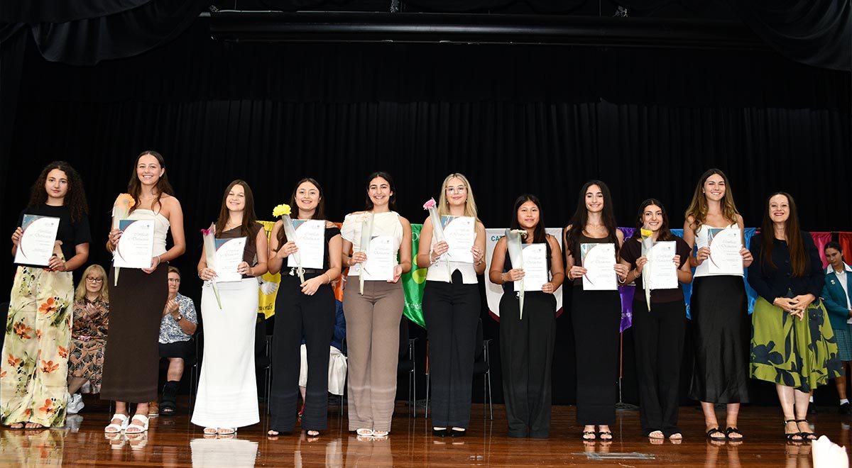 High achieving students from the McAuley Westmead Class of 2025 were recognised at a special assembly on Friday, 20th February 2026.