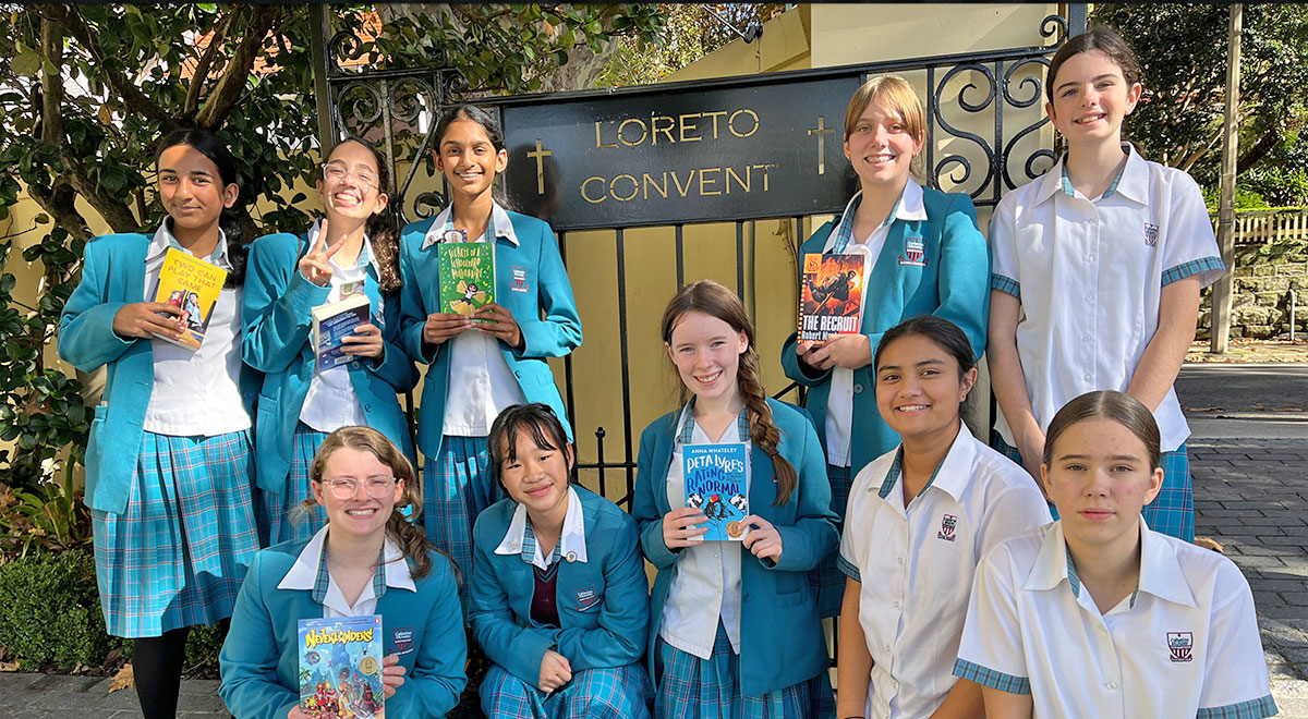 Catherine McAuley Westmead students participating in the 2024 Kids lit competition