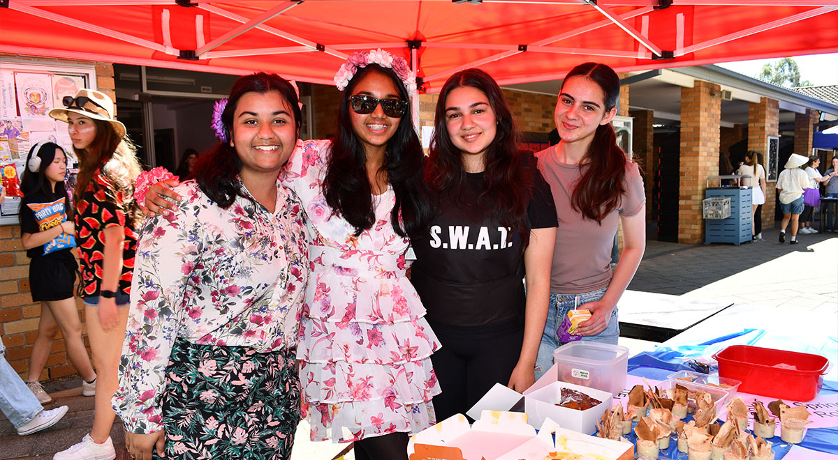 Catherine McAuley Students fundraising