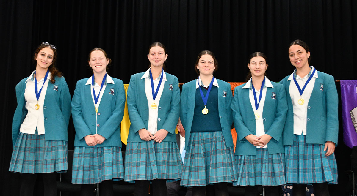 Senior Netball Team at Catherine McAuley Westmead