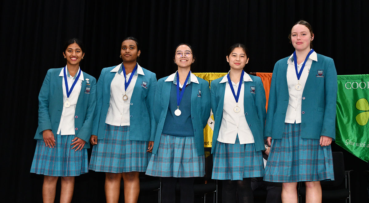 Senior Volleyball Students from Catherine McAuley Westmead