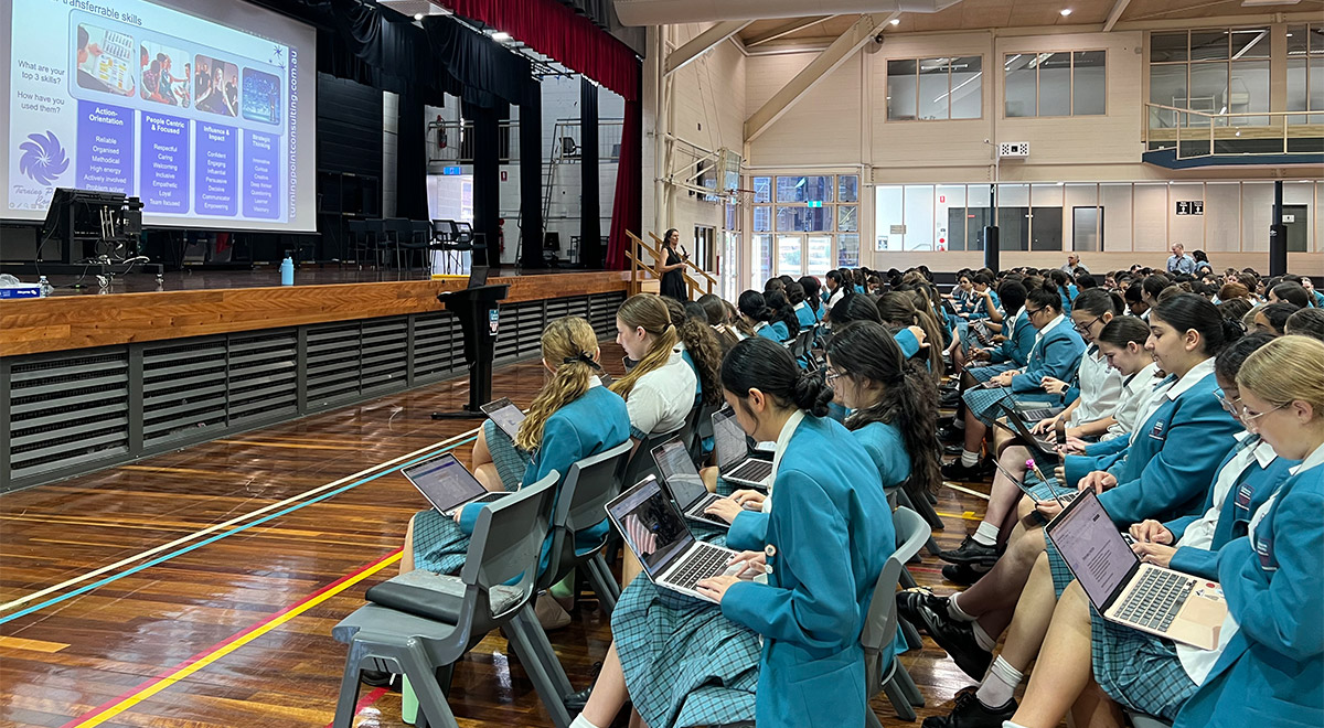 Catherine McAuley Westmead students receive career advice